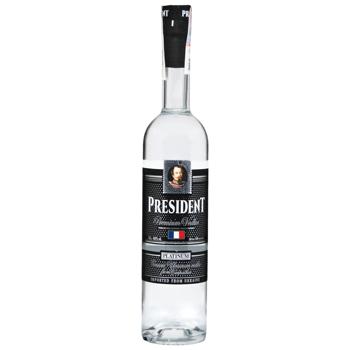 President Platinum vodka 40% 0.5l - buy, prices for COSMOS - photo 1