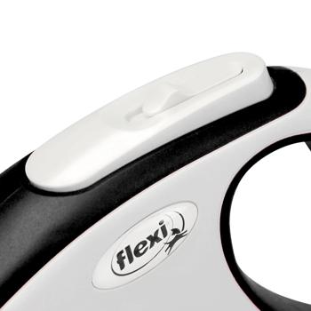 Поводок-рулетка Flexi New Comfort с лентой M до 25кг 5м черный - купить, цены на MasterZoo - фото 3