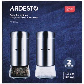 Ardesto Gemini Salt and Pepper Set of Containers for Spices - buy, prices for Auchan - photo 3