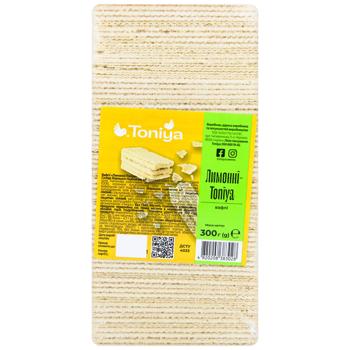Вафли Toniya Лимонные 300г