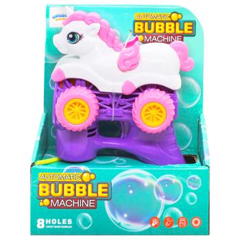 Unicorn Bubble Gun with Light and Solution 90ml TS0591567 - buy, prices for COSMOS - photo 1