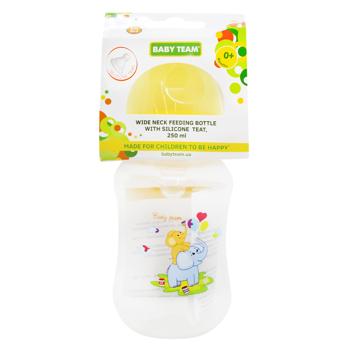 Baby Team Wide Neck Bottle 250ml - buy, prices for NOVUS - photo 4