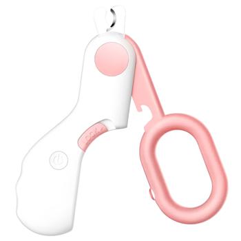 Petgravity Mini Nail Clipper with LED Light Pink - buy, prices for - photo 4