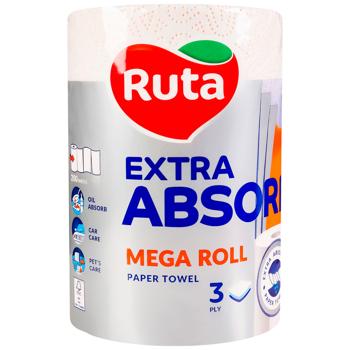 Полотенца бумажные Рута Селекта Мега рол 1шт - купить, цены на Таврия В - фото 1