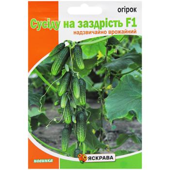 Yaskrava Susidu na Zazdrist F1 Cucumber Seeds in Giant Package 2.5g - buy, prices for - photo 1