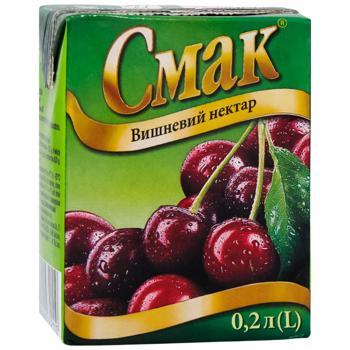 Нектар Смак Вишневий 200мл - купити, ціни на Auchan - фото 2