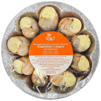 Mon Gout Escargots De Gout Orientaux Bel Gros Frozen Oriental Snails 150g - buy, prices for Epicentr FOOD - photo 1