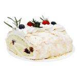 Meringue Roll with Pistachio Cream