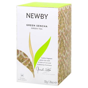 Newby Green Sencha Green Tea 2g*25pcs - buy, prices for NOVUS - photo 1