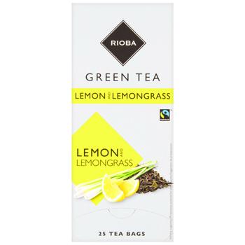 Rioba Lemon and Lemongrass Green Tea 1.5g*25pcs - buy, prices for METRO - photo 1