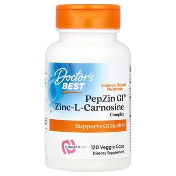 Doctor's Best PepZin GI Complex Zinc-L-Carnosine 120 capsules