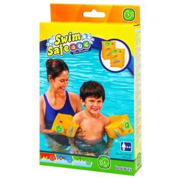 Нарукавники Bestway желтые надувные 25*15см - купить, цены на КОСМОС - фото 1