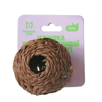 Іграшка для котів MasterZoo Мʼячик-дзвіночок 6,5 см - колір в асортименті - купить, цены на MasterZoo - фото 2