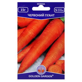 Насіння Golden Garden Морква Червоний гігант 15г