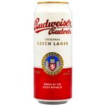 Пиво Budweiser Budvar світле 5% 0,5л