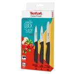 Tefal ColorFood Set of Black Knives 3pcs