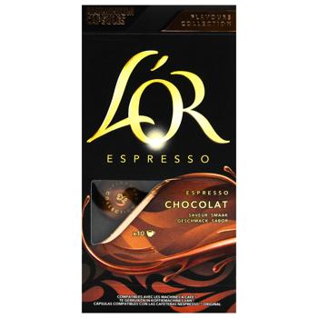 Кава в капсулах L'OR Espresso Chocolate 5,2г*10шт - купити, ціни на Чудо Маркет - фото 2