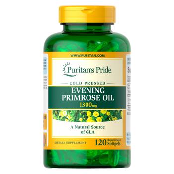 Puritan's Pride Evening Primrose Oil 1300mg 120 softgels - buy, prices for Biotus - photo 1