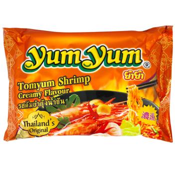 Лапша рамен Yum Yum Tom Yum с креветками 70г - купить, цены на КОСМОС - фото 1