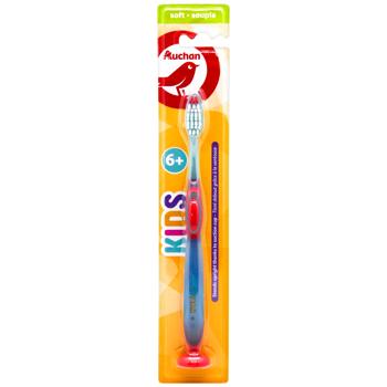 Зубна щітка Auchan Kids м'яка 6+ - купити, ціни на Auchan - фото 4