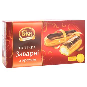 Тістечка БКК Заварні з кремом 360г - купити, ціни на NOVUS - фото 3