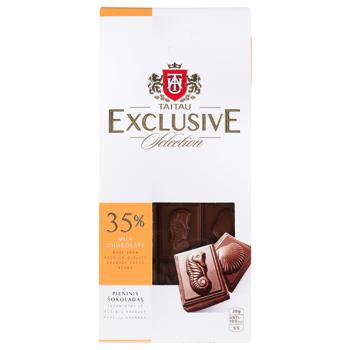 Шоколад молочный Tai Tau Exclusive 35% 100г - купить, цены на КОСМОС - фото 1