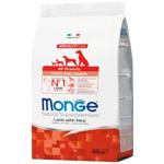 Корм сухой Monge Dog All Breeds с ягненком, рисом и картошкой для собак 800г