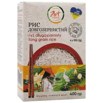 Art Foods Long Grain Rice 4*100g - buy, prices for EKO Market - photo 1