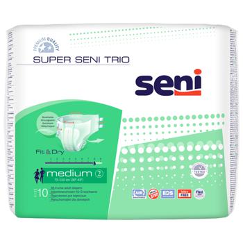 Super Seni Trio Medium Air Diapers for Adults 10pcs - buy, prices for NOVUS - photo 1