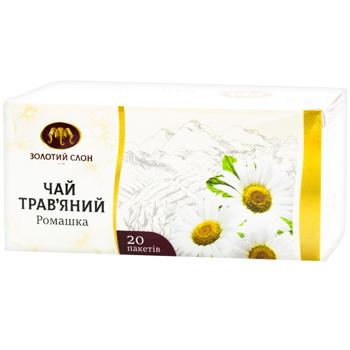 Чай трав'яний Золотий Слон Ромашка 1г*20шт