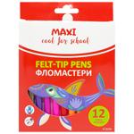 Cool For School Bright Felt-Tip Pens 12 colors