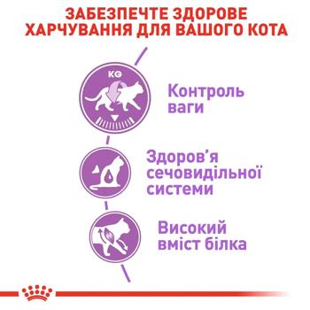 Набір корму Royal Canin Sterilised 37 для стерилізованих котів cухий 2кг + вологий 4шт х 85г - купити, ціни на MasterZoo - фото 4