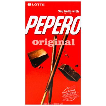 Соломка Lotte Pepero Original в шоколаді 47г - купити, ціни на Auchan - фото 2