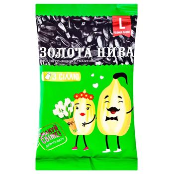 Семена подсолнечника Золотая Нива жареные соленые 110г - купить, цены на Торба - фото 2