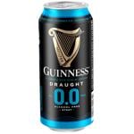 GUINNESS DRAUGHT ПИВО ТЕМНЕ 0.44 Б/А З/Б