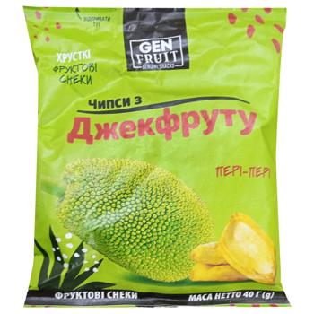 Чипси Gen Fruit із джекфрута 40г - купити, ціни на КОСМОС - фото 1