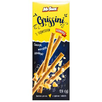 Kyyivkhlib Grissini Breadsticks with Parmesan 120g - buy, prices for MegaMarket - photo 2