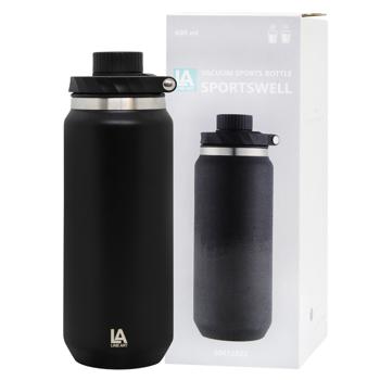 thermal bottle line art black 600ml China