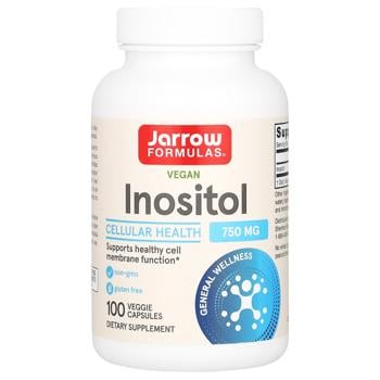 Інозітол, Inositol, Jarrow Formulas, 750 мг, 100 капсул