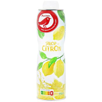 Auchan Lemon Syrupe 0,75l - buy, prices for Auchan - photo 1