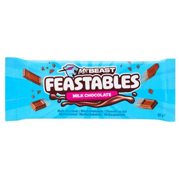 MrBeast Feastables Milk Chocolate 60g - buy, prices for NOVUS - photo 1