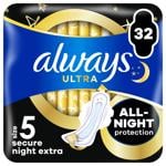 Прокладки гігієнічні Always Ultra Secure Night Extra 32шт