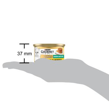 Корм влажный Gourmet Gold Нежные биточки с курицей и морковью для взрослых кошек 85г - купить, цены на MasterZoo - фото 4