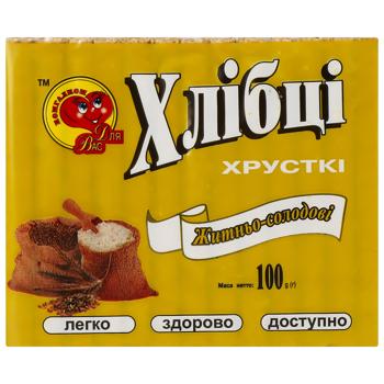 Хлібці Комгалком Для Вас Житні 100г - купити, ціни на КОСМОС - фото 2
