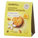 Цукерки Sunfill Лимон-мигдаль з протеїном 73г