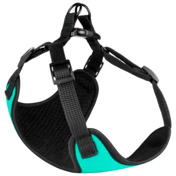 Шлея для собак Barksi Sport нейлонова S 35-38см бірюзовий - купити, ціни на MasterZoo - фото 3