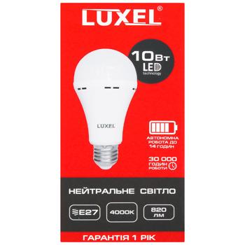 Luxel Autonomous LED Lamp А60 10W E27 4000K 060-NEL - buy, prices for - photo 2