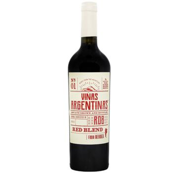 Вино Vinas Argentinas Red Blend червоне сухе 13% 0,75л