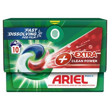 Капсулы для стирки Ariel Pods All-in-1 + Сила экстраочистки 10шт - купить, цены на Идеал - фото 2