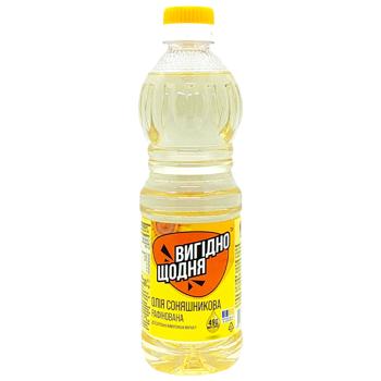 Vyhidno Shchodnia Refined Sunflower Oil 0.49l - buy, prices for Chudo Market - photo 1